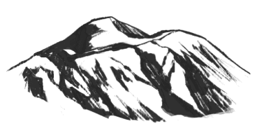 Mountains pictogram